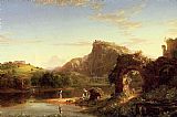 Thomas Cole L'Allegro (Italian Sunset) painting